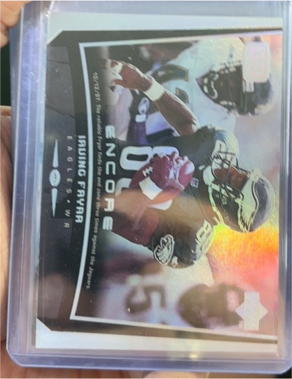 1998 Upper Deck Encore #191 Irving Fryar — front