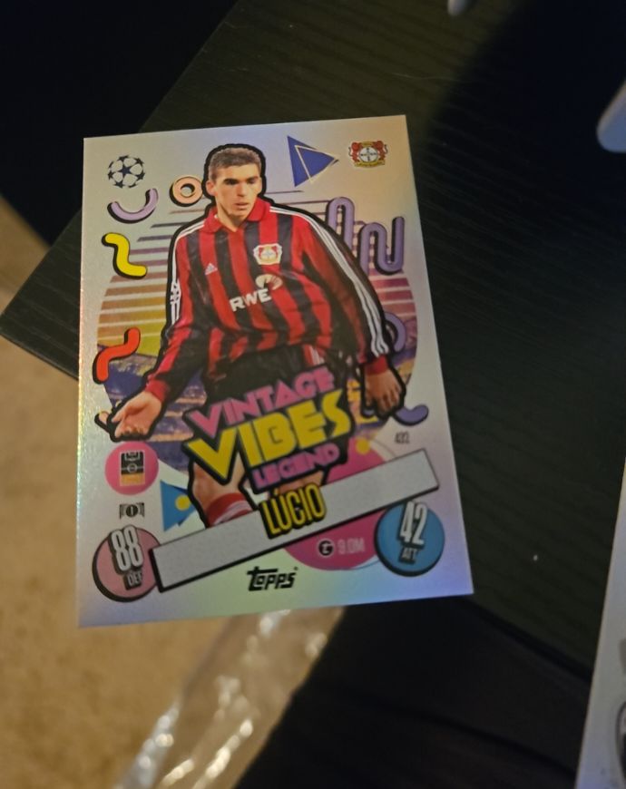 2024 Topps Match Attax #432 Lucio Vintage Vibes Legend — front