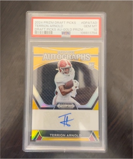 2024 Panini Prizm Draft Picks #DPA-TAD Terrion Arnold — front