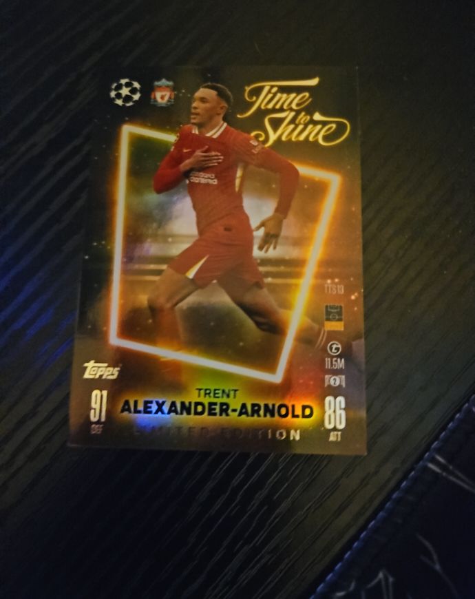 2024 Topps Match Attax Time to Shine #TTS13 Trent Alexander-Arnold — front