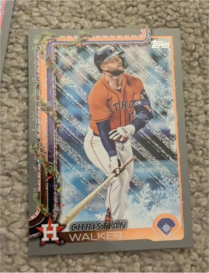 2025 Topps Holiday #H155 Christian Walker — front