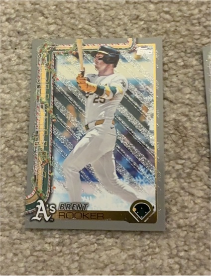 2025 Topps Holiday #H147 Brent Rooker — front