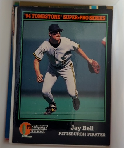 1994 Tombstone Pizza # Jay Bell — front