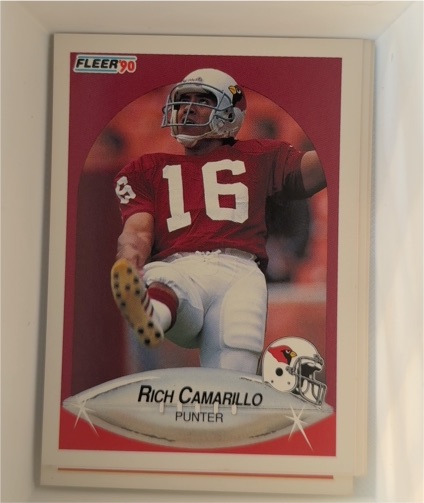 1990 Fleer #332 Rich Camarillo — front