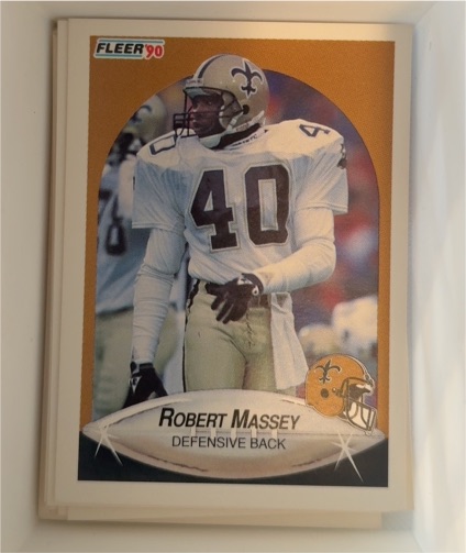 1990 Fleer #193 Robert Massey — front