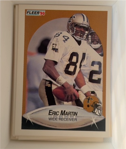 1990 Fleer #192 Eric Martin — front