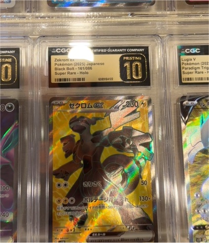2025 Pokémon Black Bolt #161 Zekrom ex — front