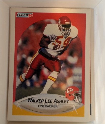 1990 Fleer #198 Walker Lee Ashley — front