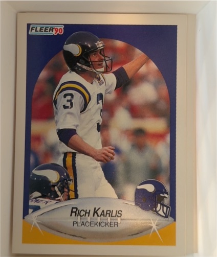 1990 Fleer #102 Rich Karlis — front