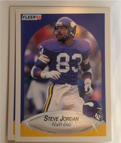 1990 Fleer #101 Steve Jordan — front
