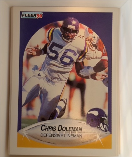 1990 Fleer #97 Chris Doleman Minnesota Vikings — front