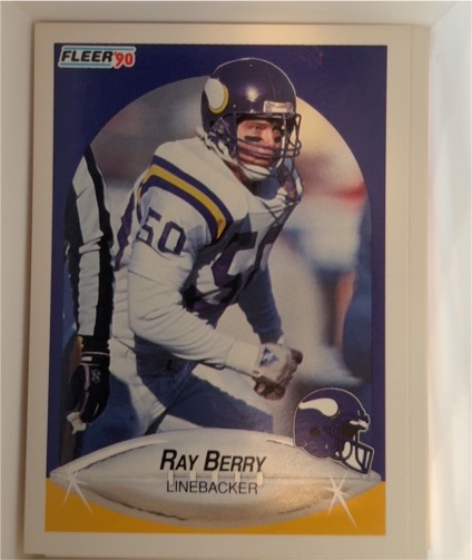 1990 Fleer #94 Ray Berry — front