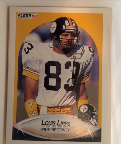 1990 Fleer #145 Louis Lipps — front