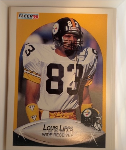 1990 Fleer #145 Louis Lipps Pittsburgh Steelers — front
