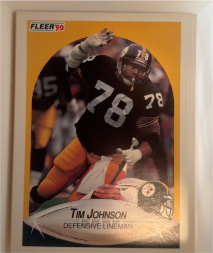 1990 Fleer #144 Tim Johnson — front