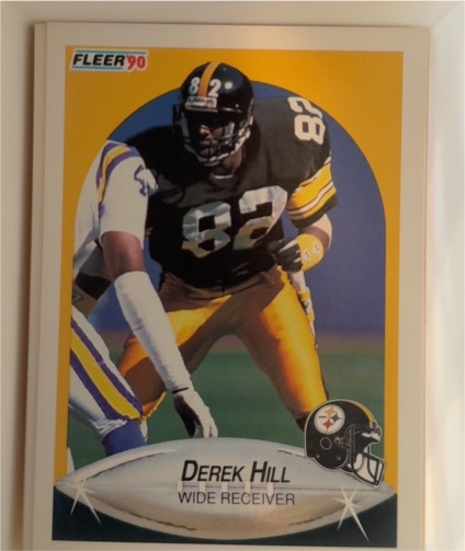 1990 Fleer #142 Derek Hill — front