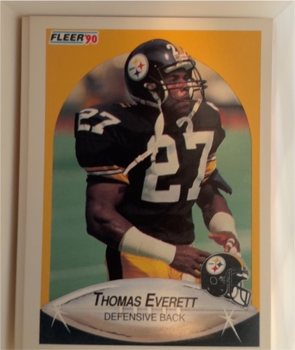 1990 Fleer #141 Thomas Everett — front