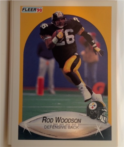 1990 Fleer #152 Rod Woodson — front