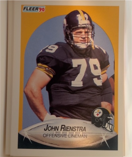 1990 Fleer #149 John Rienstra — front