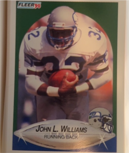 1990 Fleer #274 John L. Williams — front