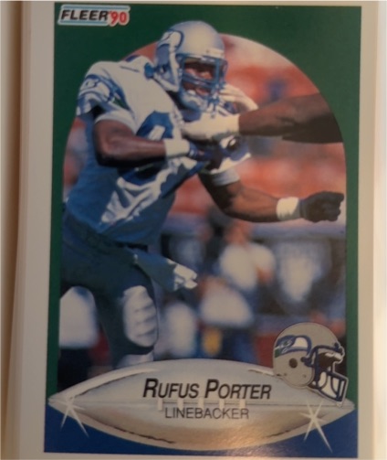 1990 Fleer #272 Rufus Porter Seattle Seahawks — front