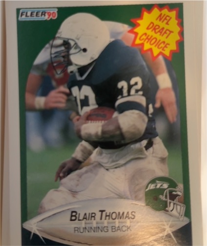 1990 Fleer #370 Blair Thomas — front