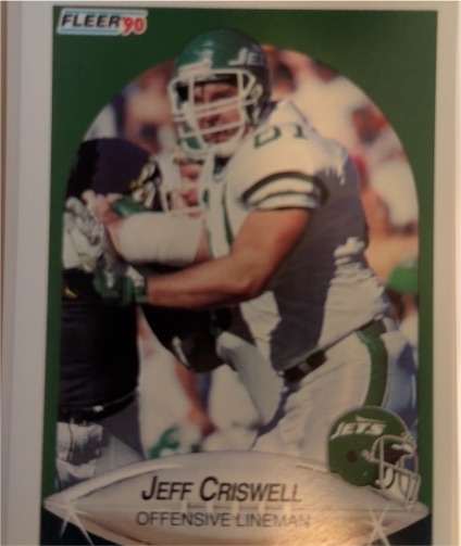 1990 Fleer #359 Jeff Criswell — front