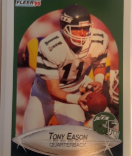 1990 Fleer #360 Tony Eason — front