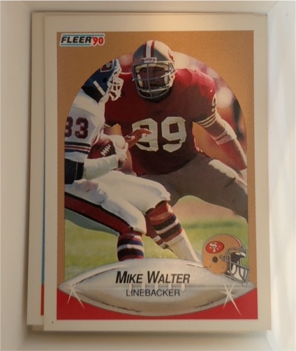 1990 Fleer #16 Mike Walter — front