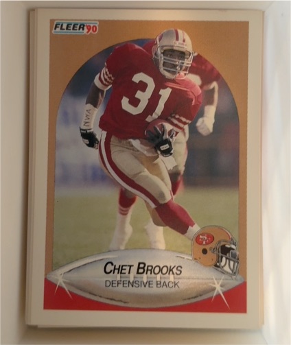 1990 Fleer #2 Chet Brooks — front