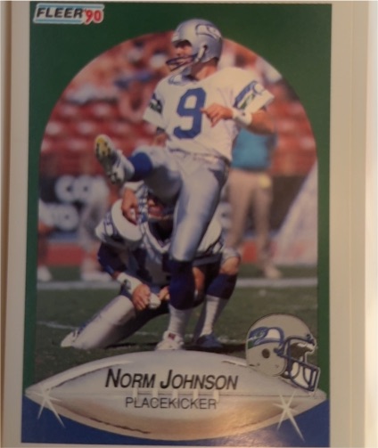 1990 Fleer #268 Norm Johnson — front