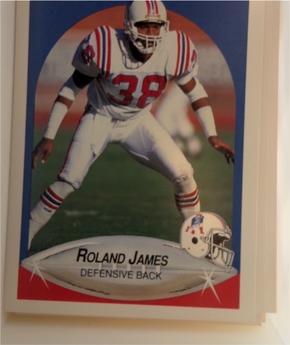 1990 Fleer #320 Roland James — front