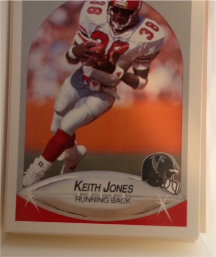 1990 Fleer #379 Keith Jones — front