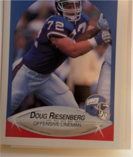 1990 Fleer #75 Doug Riesenberg — front