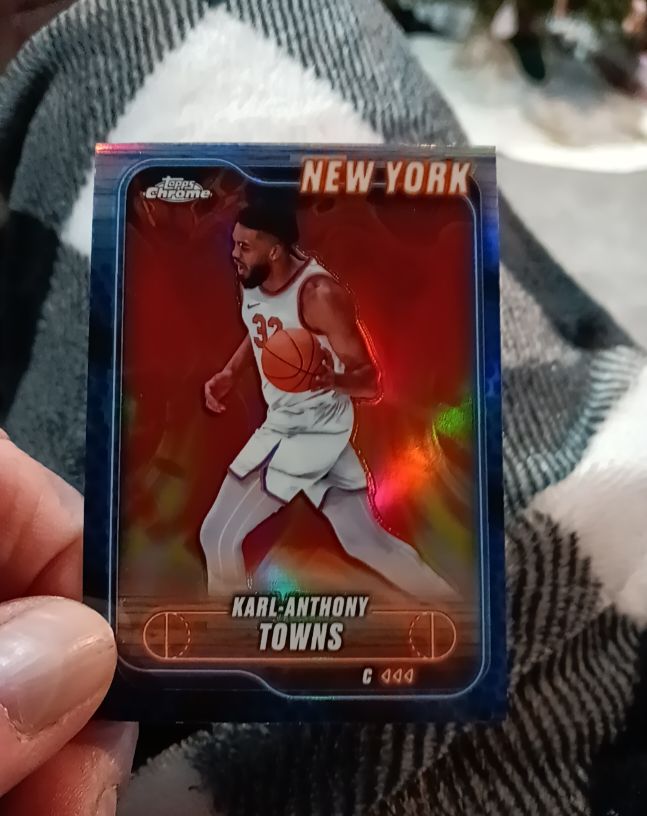 2024-25 Topps Chrome #52 Karl-Anthony Towns — front