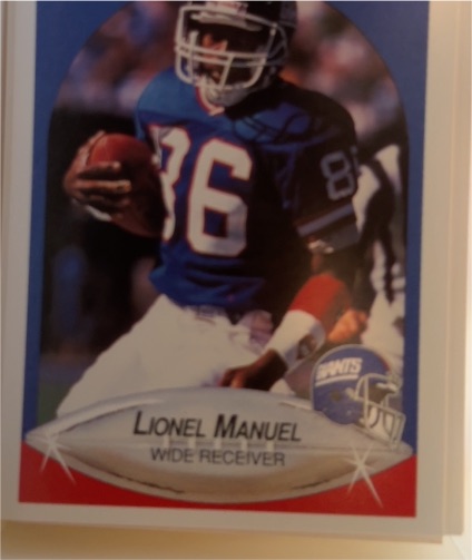 1990 Fleer #71 Lionel Manuel — front