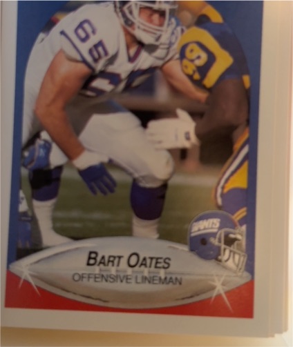 1990 Fleer #74 Bart Oates — front