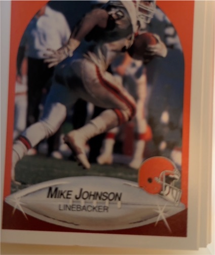 1990 Fleer #50 Mike Johnson — front