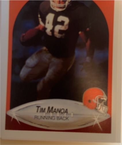 1990 Fleer #53 Tim Manoa — front