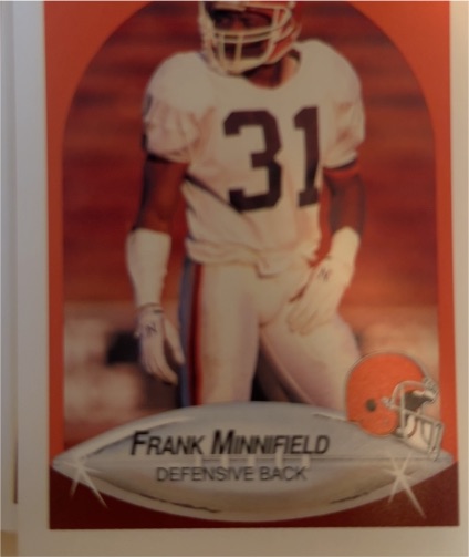 1990 Fleer #56 Frank Minnifield — front