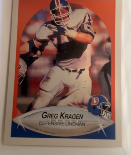 1990 Fleer #26 Greg Kragen — front