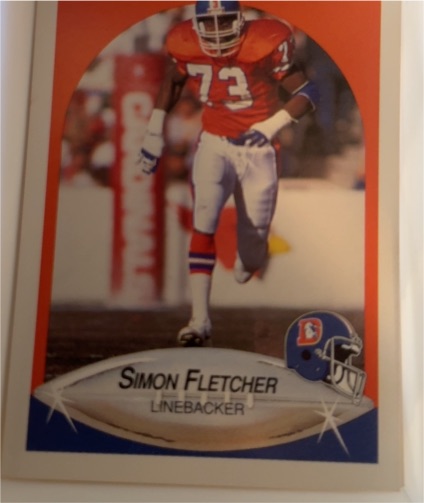1990 Fleer #22 Simon Fletcher — front