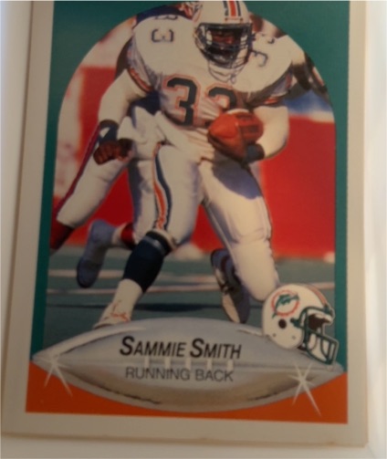 1990 Fleer #247 Sammie Smith — front