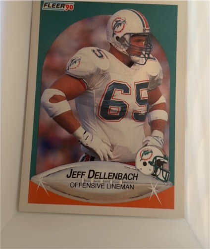 1990 Fleer #238 Jeff Dellenbach — front