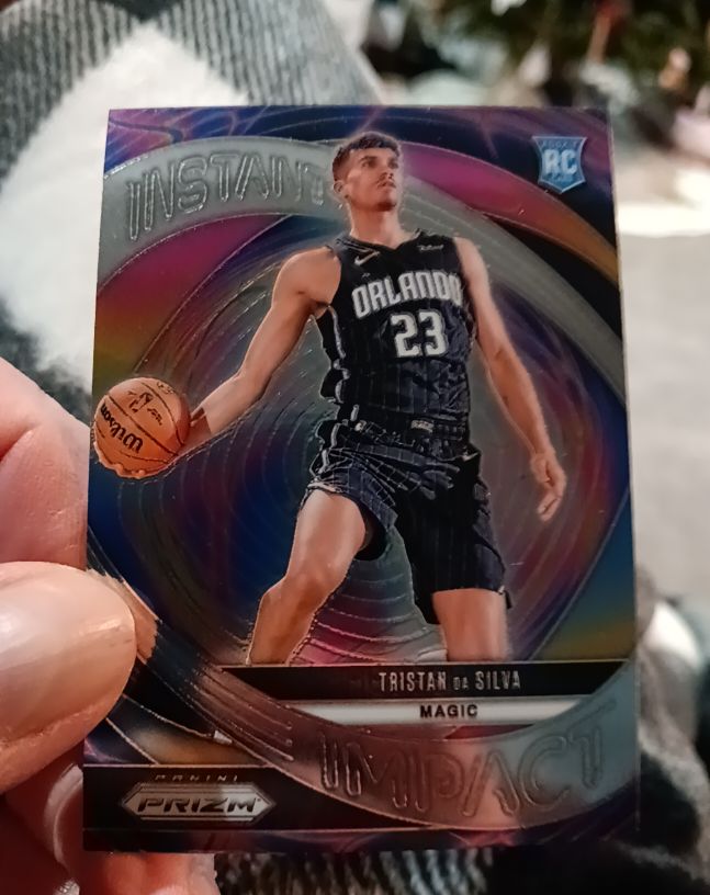 2024-25 Panini Prizm #20 Tristan da Silva Instant Impact — front