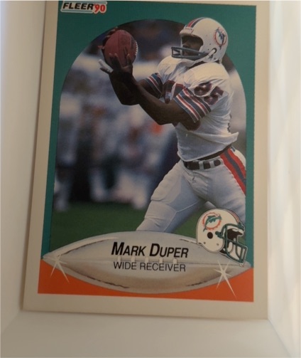 1990 Fleer #239 Mark Duper — front