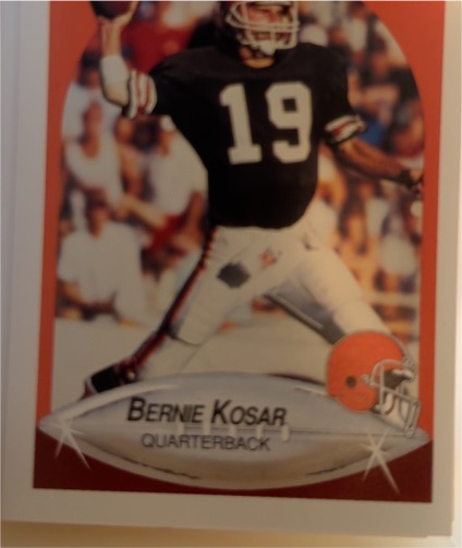 1990 Fleer #51b Bernie Kosar — front