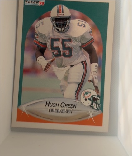 1990 Fleer #241 Hugh Green — front