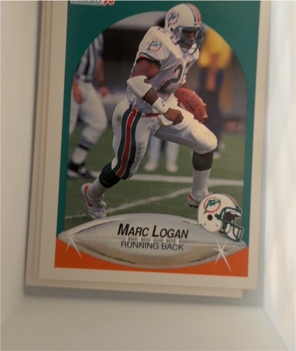 1990 Fleer #243 Marc Logan — front