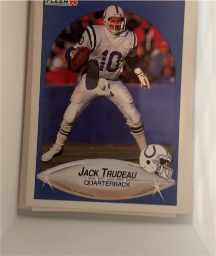 1990 Fleer #234 Jack Trudeau — front